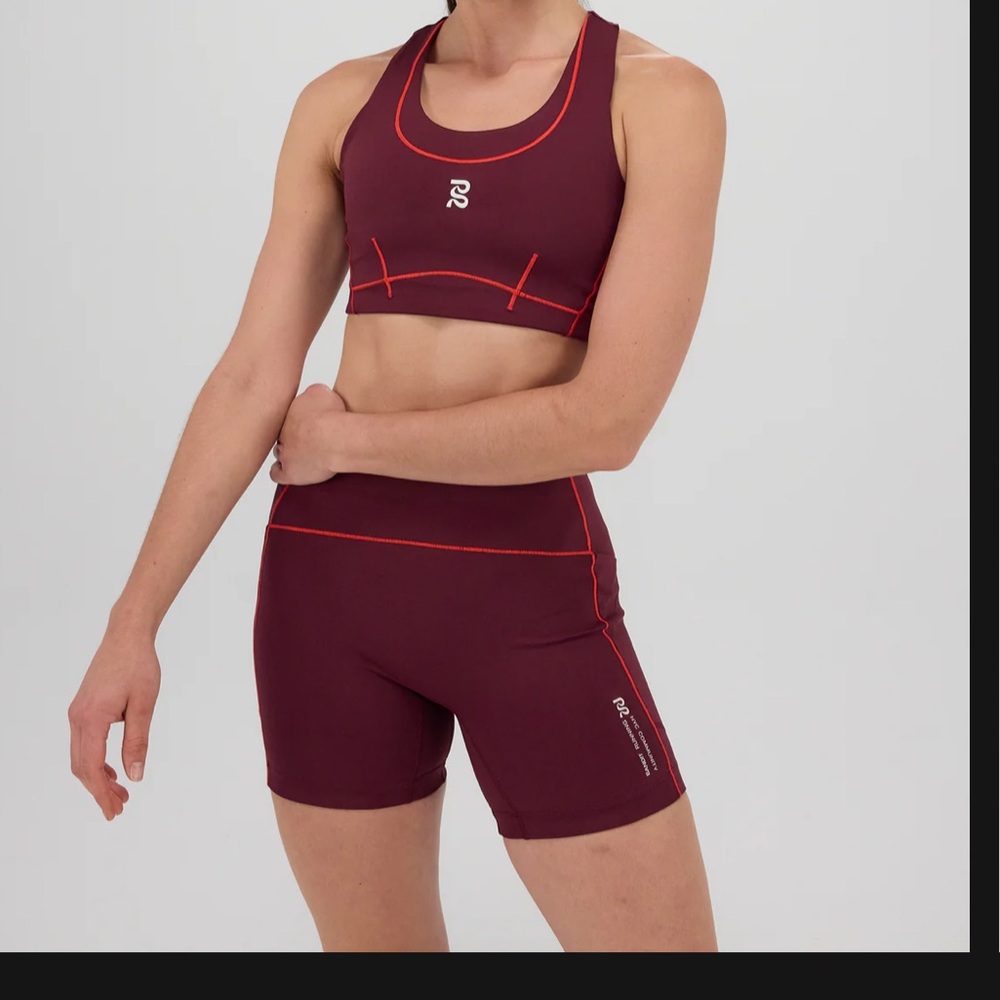 STAMINA™ POP STITCH™ ARCO BRA - FIG / INTENSE RED